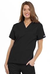 Original V-Neck Scrub Top - Black 